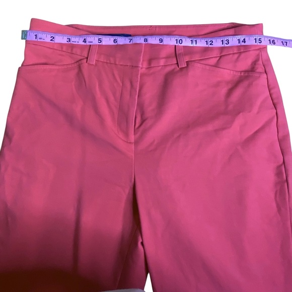 Brooks Brothers Pink Cropped Trouser Chino Ankle Pants Women’s Size 10 - Picture 10 of 13